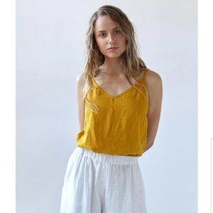 Linen cami tank top